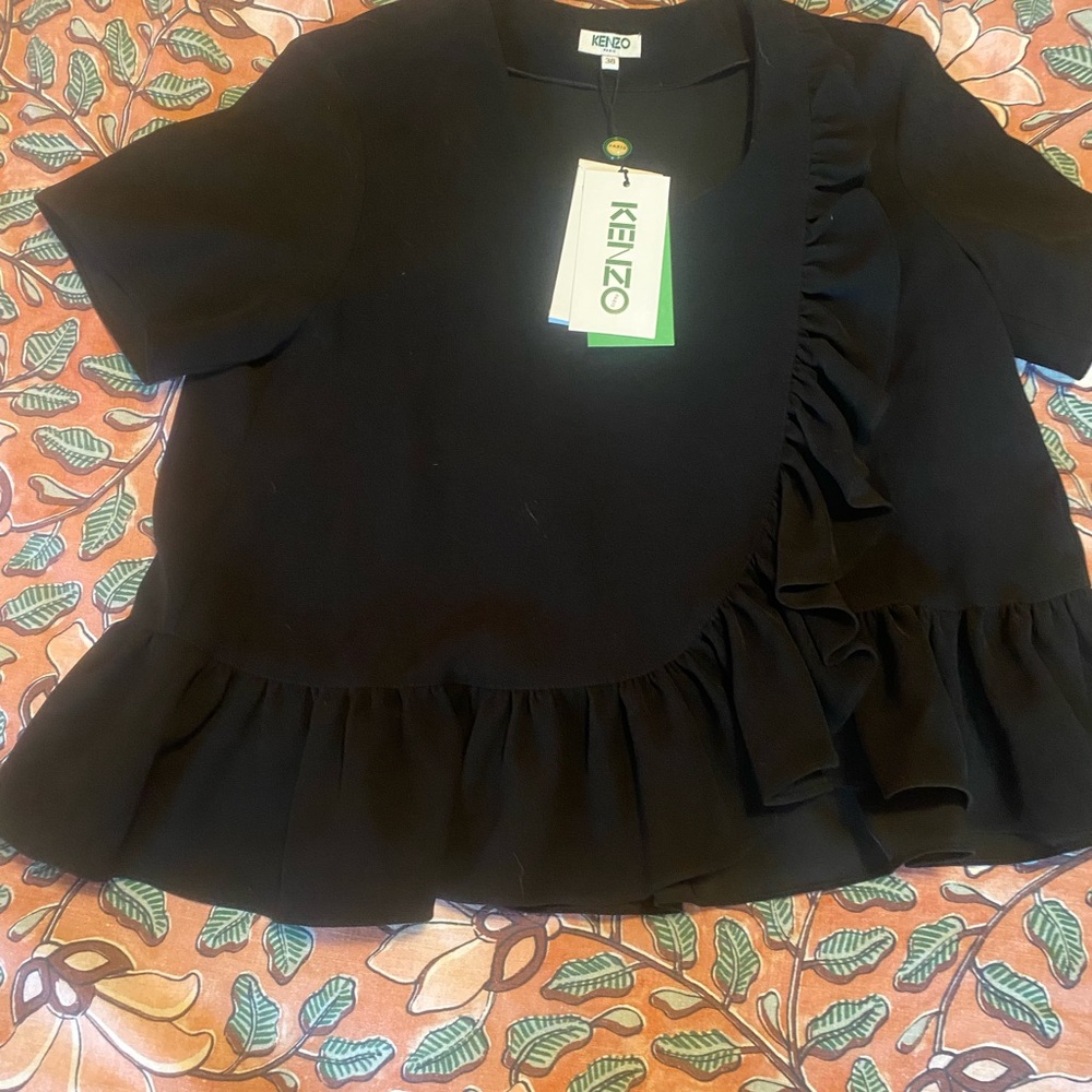 Kenzo Black Chic Blouse
